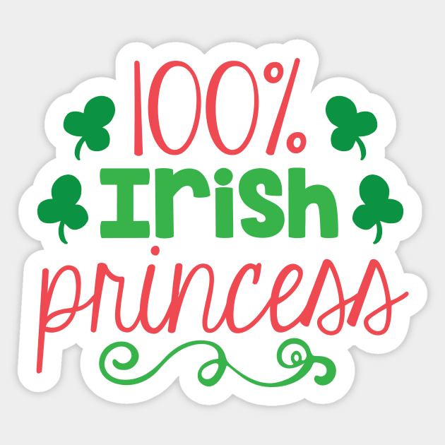 100% Irish Princess Sticker by greenoriginals